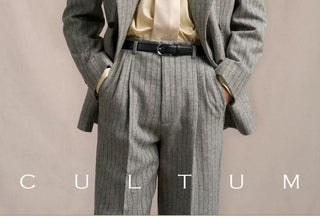 [CULTUM] 480g Heavyweight Wool Striped Suit