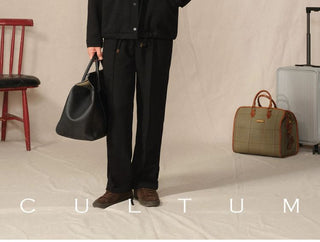 [CULTUM] Knit Collar Snap Button Jacket