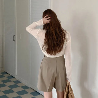 Modern look high-waisted pants