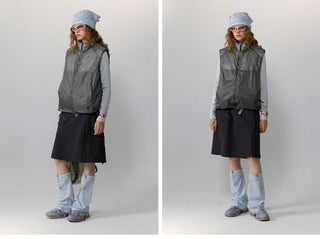 [Monterest] Water-Resistant Padded Stand Collar Vest