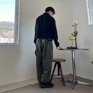 Pocket suede jacket