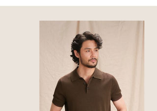 [CULTUM] Knit Polo Shirt