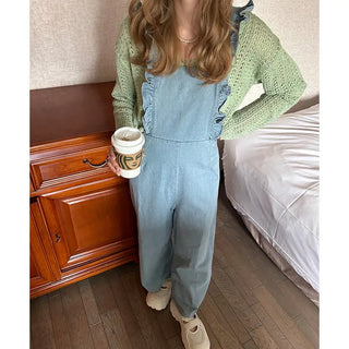 Denim overalls