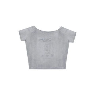 [MASONPRINCE] Washed Graphic Print T-Shirt