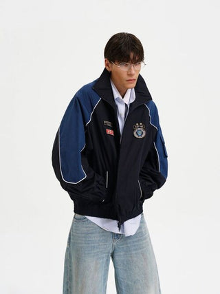 [MASONPRINCE] Sport Club Badge Training Jacket