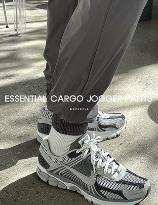 [Feature] Essential Cargo Jogger Pants (span fabric)