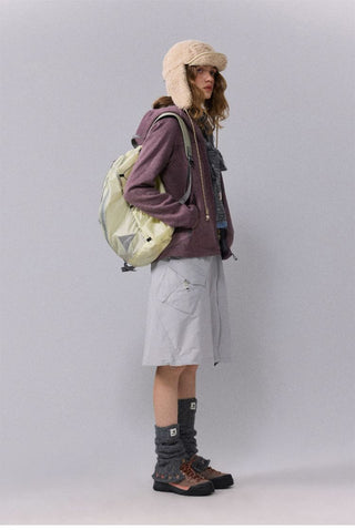 [Monterest] 5A Antibacterial Fleece-Lined Hooded Cardigan