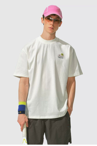 [Monterest] Tennis Print Cotton T-Shirt