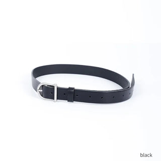 basic leather belt