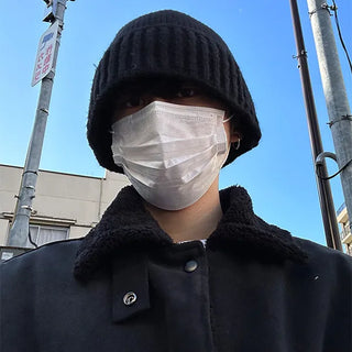 Knit bucket hat