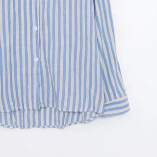 Oversized striped shirt