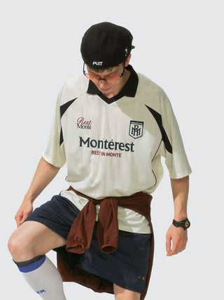 [Monterest] Outdoor Sports Print Polo Jersey Tee