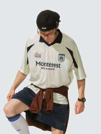 [Monterest] Outdoor Sports Print Polo Jersey Tee