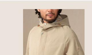 [CULTUM] Water-resistant Waffle Hooded Jacket