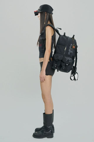 [MASONPRINCE] Graffiti Tactical Backpack