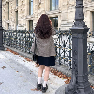 Basic check jacket