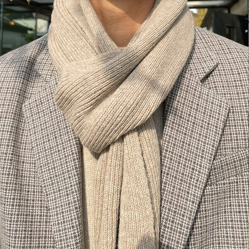 Ribbed wool scarf (5 colors)