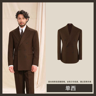 [CULTUM] Wrinkle-Resistant Double Breasted Suit