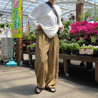 mute pleat pants