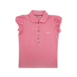[Moromoro2] Slim Fit Polo Tee with Webbing  Placket