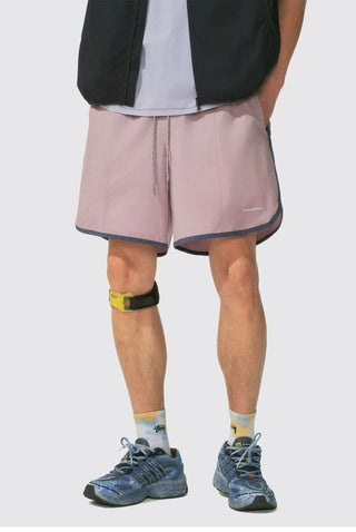 [Monterest] Quick-Dry Contrast Trim Surf Shorts