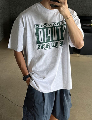 STUPID Oversized Short Sleeve T-shirt (3 colors)