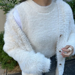 Fluffy Knit Ensemble