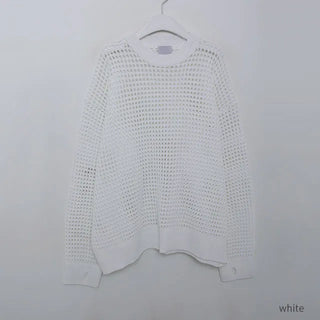 we mesh warmer round knit