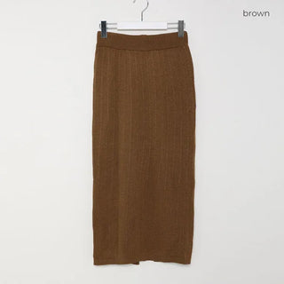 Patterned knit skirt
