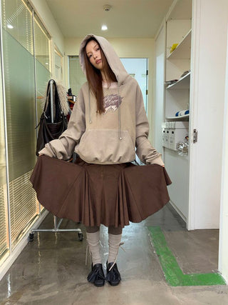 [NeverSeez] Printed Graphic Hoodie