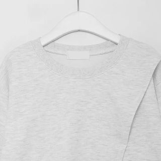 Slit sweatshirt