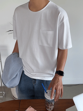 Carmine Aerocool Pocket 1/2 T-shirt