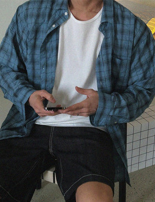 Cus Summer Check Shirt (cotton fabric)
