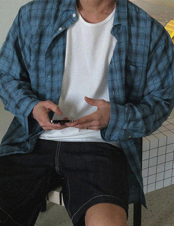 Cus Summer Check Shirt (cotton fabric)
