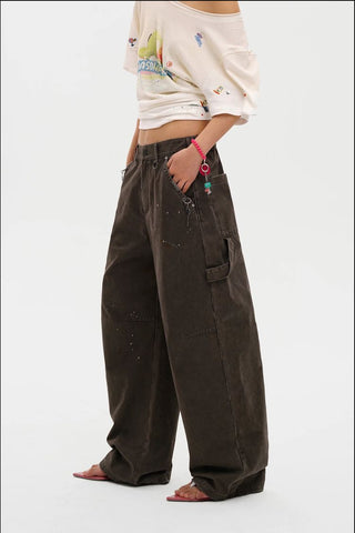[MASONPRINCE] Paint Splatter Work Pants