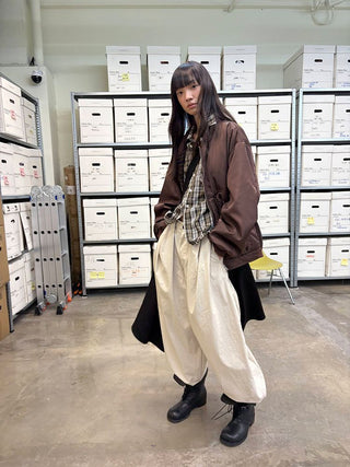 [NeverSeez] Plaid Cotton Shirt