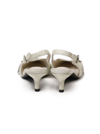 [moromoro2] Leather Bowknot Sandals
