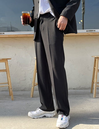 Chest Minimal Banding Slacks (4 colors)