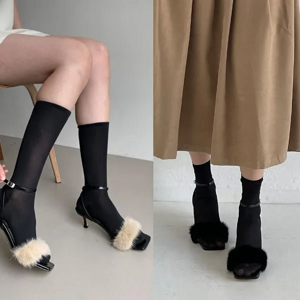 Mid-heel sandals (3c)