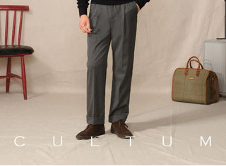 [CULTUM] Cashmere Blend Polo Knit Sweater