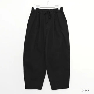 cotton balloon pants (black)