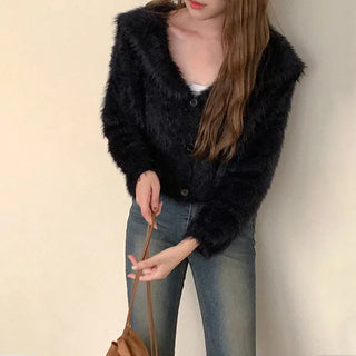 Sailor Cropped Cardigan