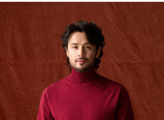 [CULTUM] Cotton Cashmere Blend Turtleneck Sweater
