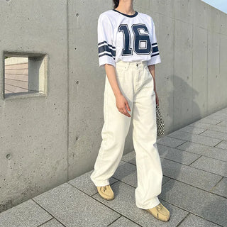 Loose cotton pants