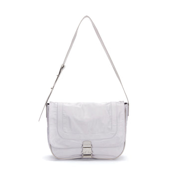 BIG BUCKLE BAG IN LIGHT GREY