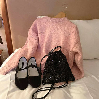 Sequined mini bag