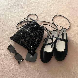 Sequined mini bag