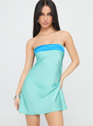 Phillipa Mini Dress Aqua