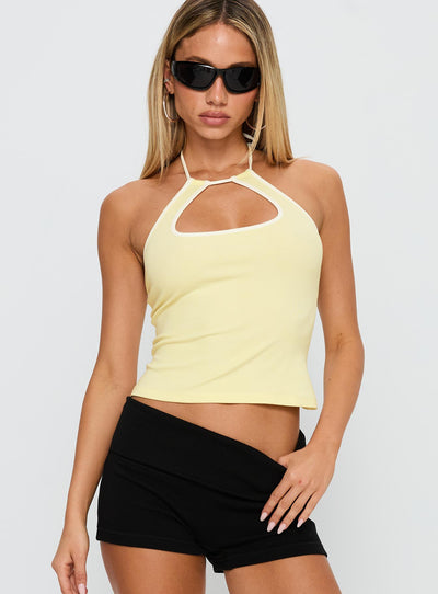 Intellect Top Yellow  White