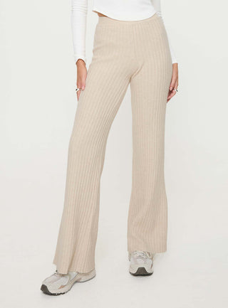 Montana Knit Pants Cream